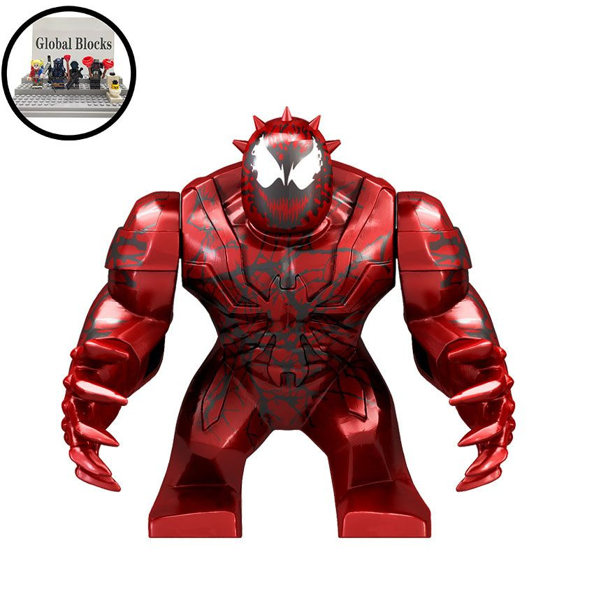 фигурок минифигурки (совместим с лего),Big Size-Marvel Super Heroes The Amazing Spider-Man/Carnage 7см-пакет/ #1