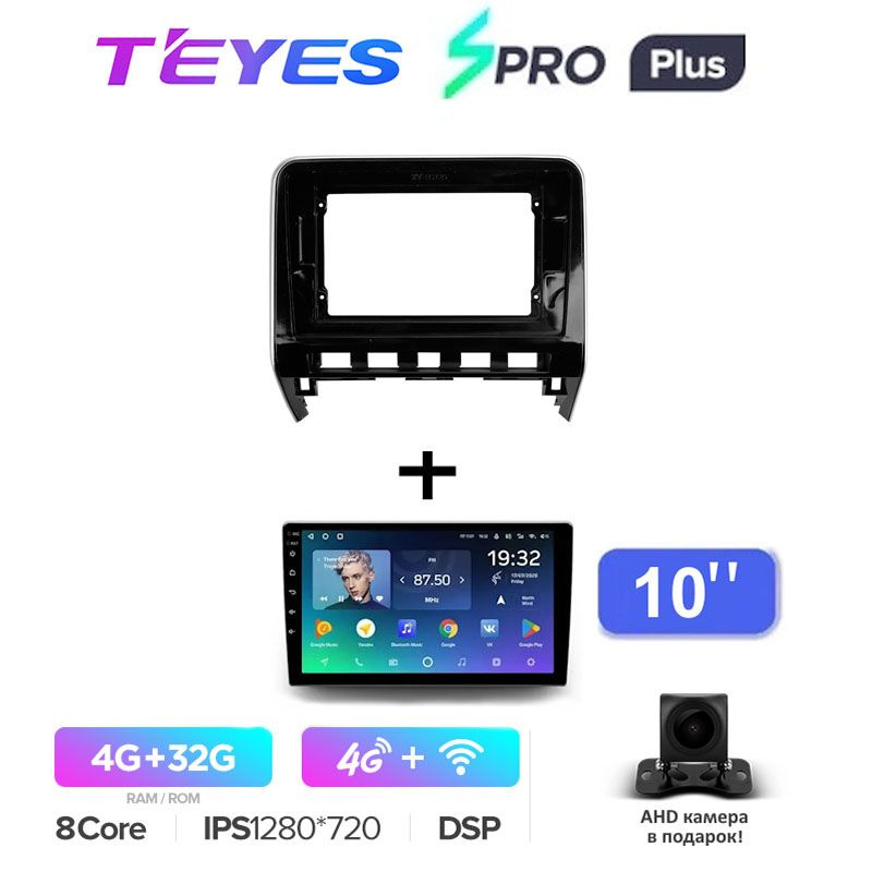 Магнитола Teyes SPRO PLUS 4/32 Gb 10 для Nissan Serena 5 C27 2016-2021 F1 Правый руль 2 din  #1