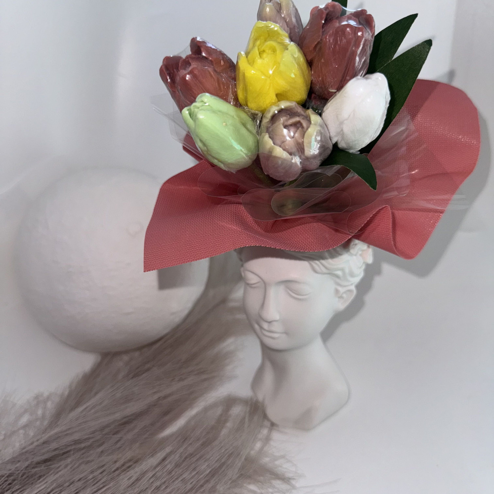 Букет цветов из мыла Тюльпаны #1
