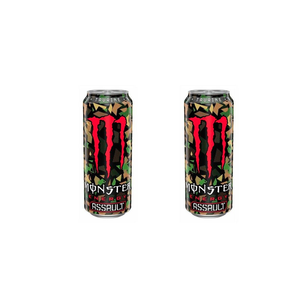 Энергетик Monster Energy Assault 2шт по 500мл из Европы #1
