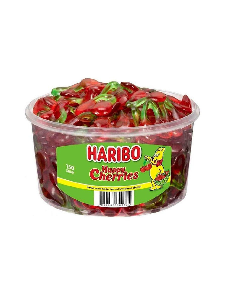 Мармелад Haribo Happy Cherries в форме вишни, 1200 гр #1