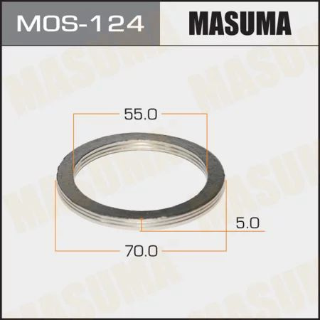 Masuma Прокладка глушителя, арт. MOS-124, 1 шт. #1