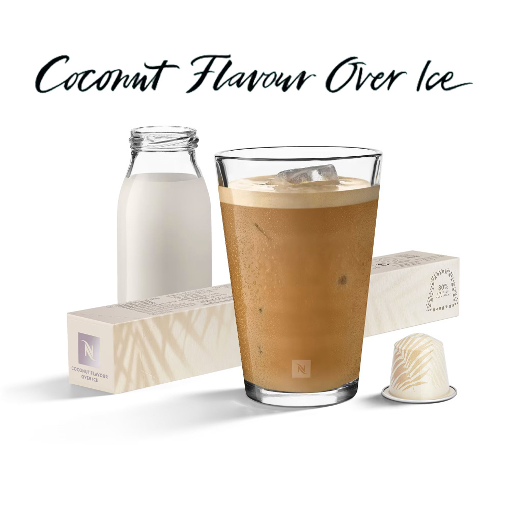Кофе Nespresso COCONUT Flavour Over Ice в капсулах, 10 шт., для кофемашин Original  #1
