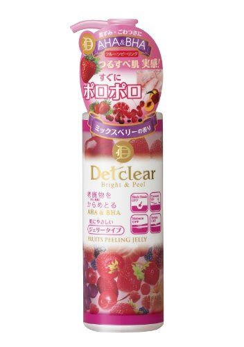 Meishoku Японский пилинг-скатка фруктово-ягодными кислотами Detclear Bright and Peel с Aha&Bha с эффектом #1