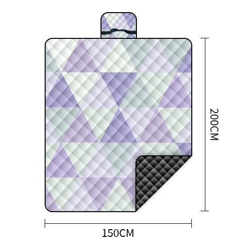 Пляжный коврик размер 150х200, для пикника, непромокаемый, складной  #1