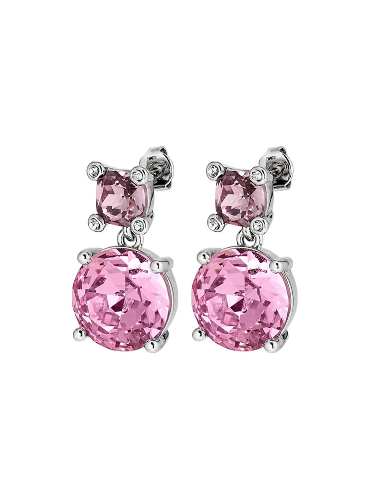 Серьги женские c подвесками NICOLA SS LIGHT ROSE DYRBERG/KERN, кристаллы Swarovski, Дизайнерская бижутерия #1