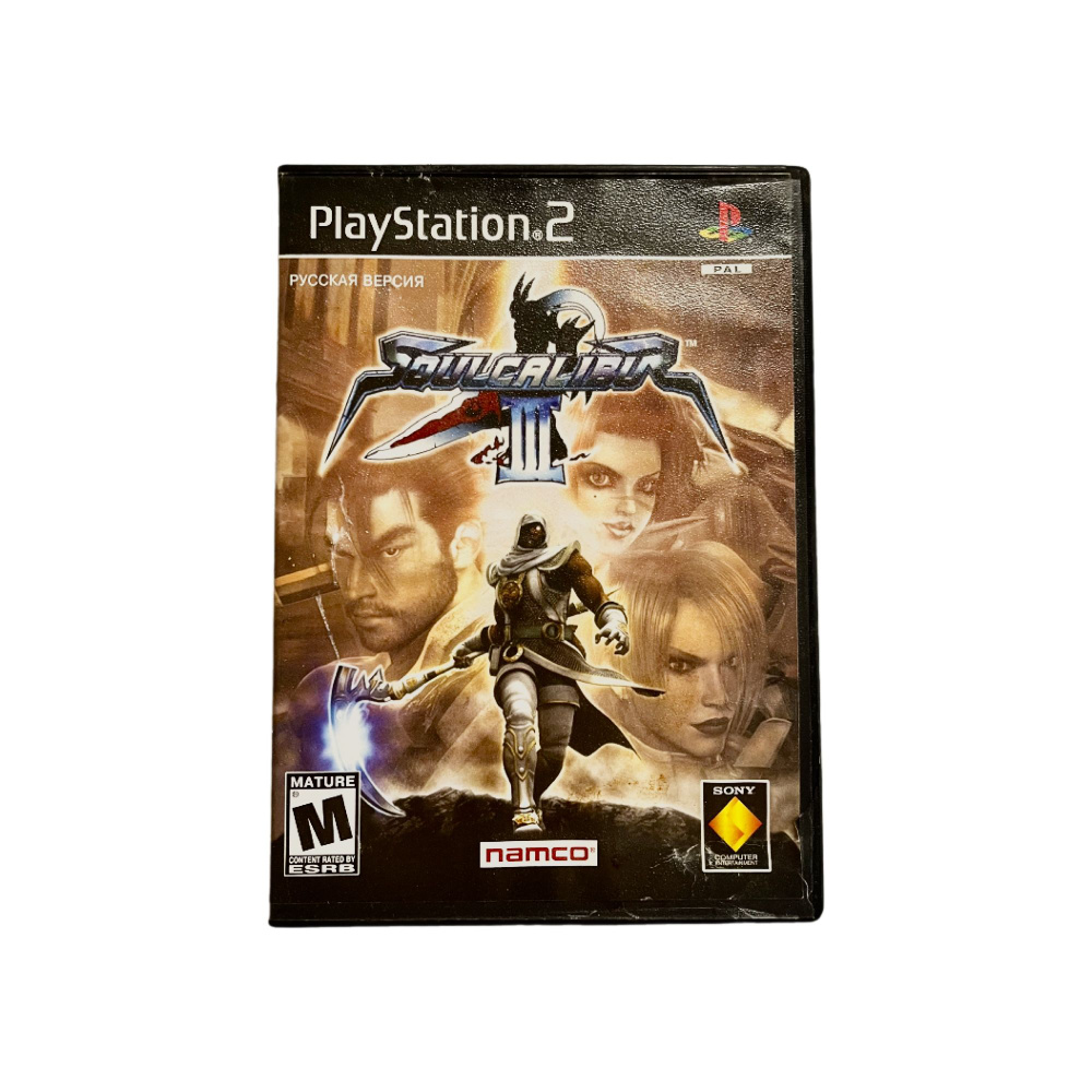 Игра Игра для Sony PlayStation 2 (PS2) Soulcalibur III (Fighting / Драки, Project Soul. 2005) (PlayStation #1