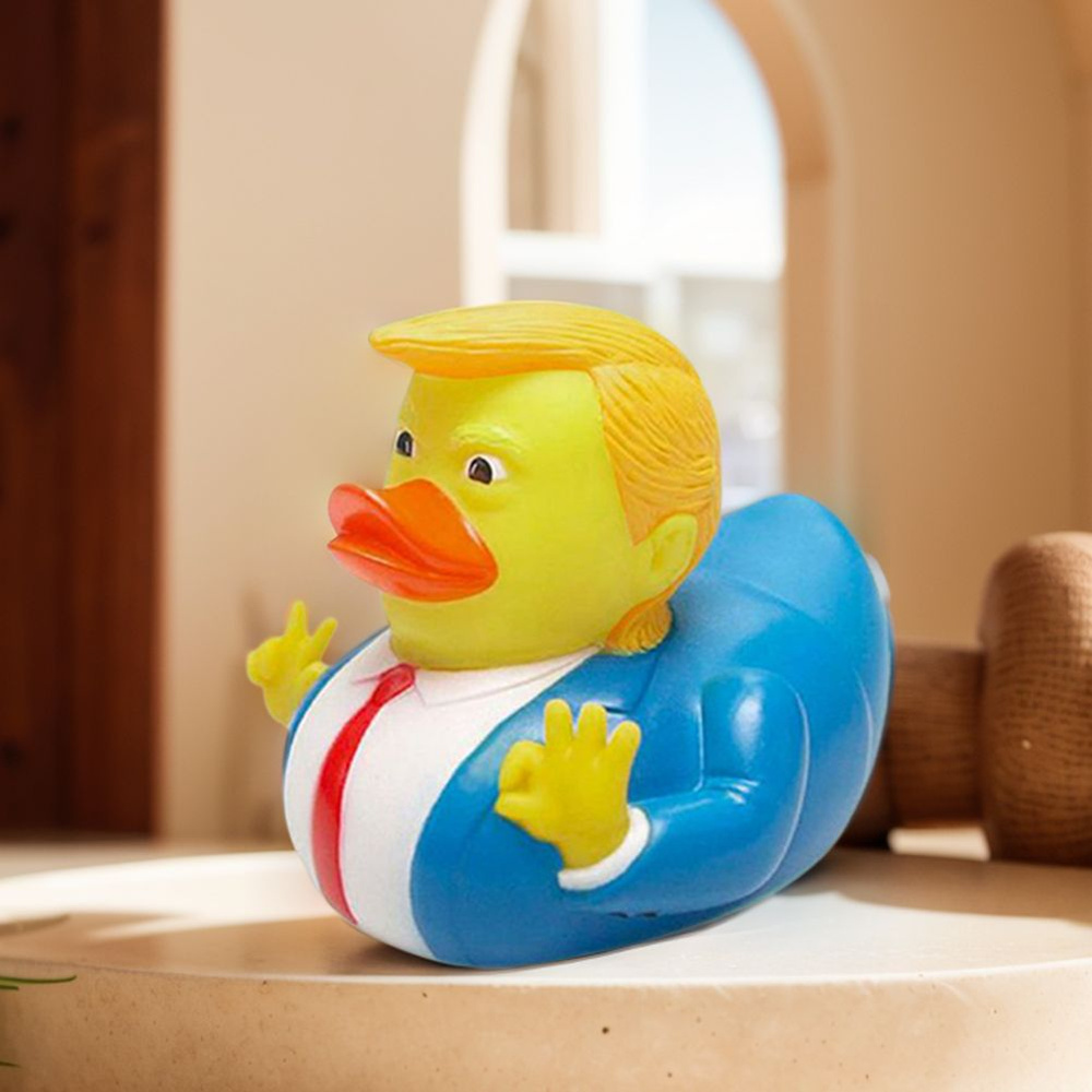 Игрушка для ванны Baby Duckies, новинка Trump Rubber Duck #1