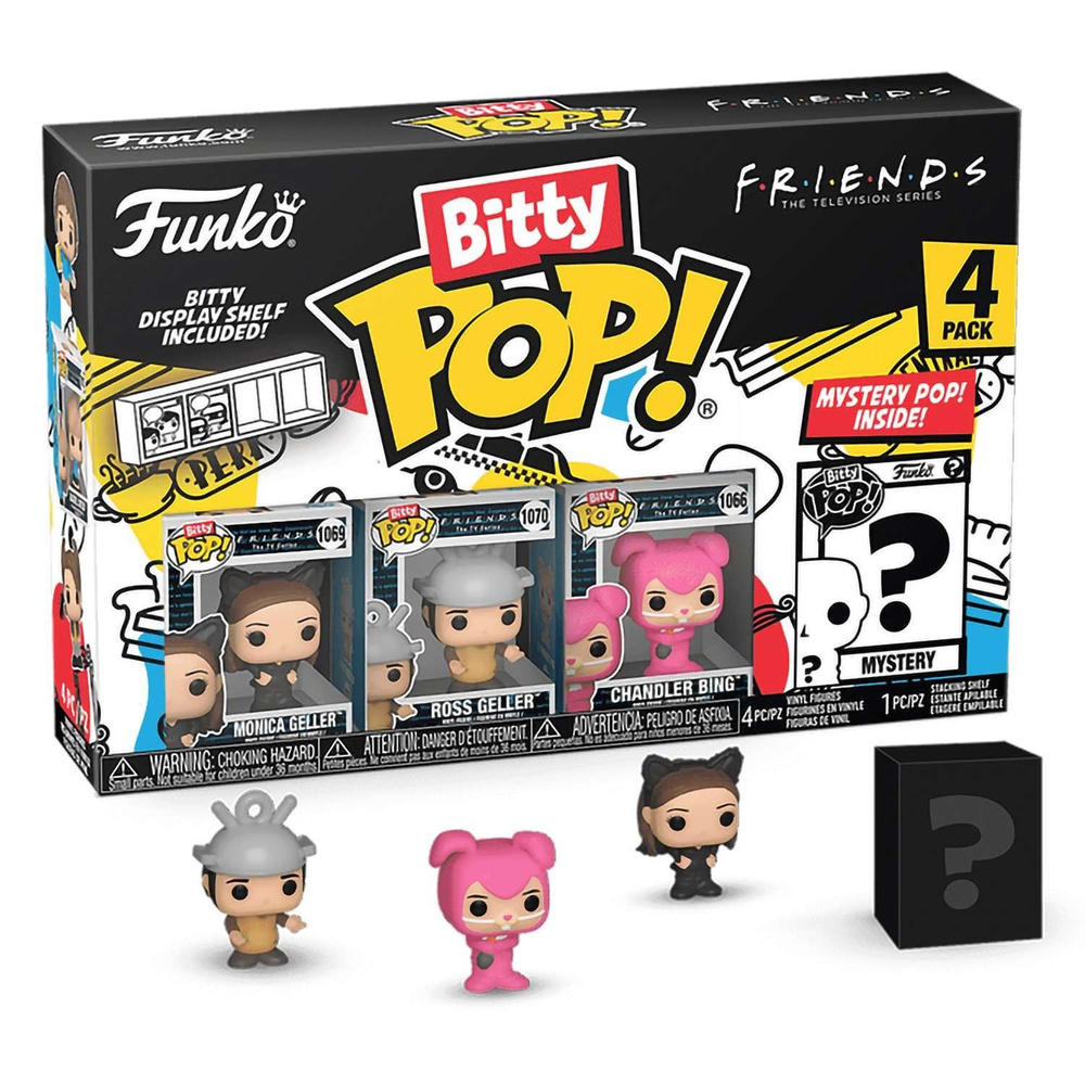 Фигурка Funko Bitty POP! Friends S3 Monica Geller+Ross Geller+Chandler Bing+Mystery(1 of 4)4PK 73050 #1