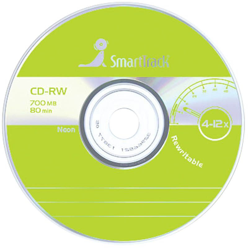 Сd rw диски Smart Track 50шт, 700МБ (ST000200) #1