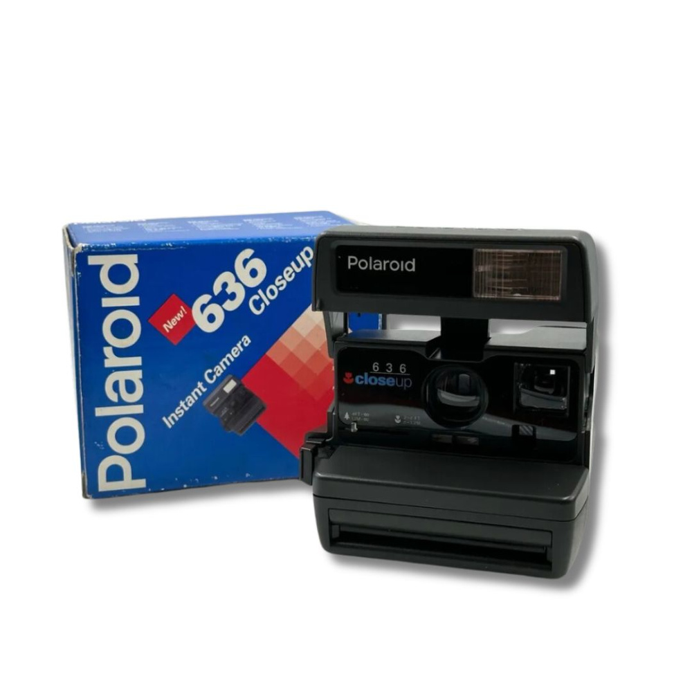 Винтажный Фотоаппарат мгновенной печати "Polaroid 636 Close Up" с коробкой  #1