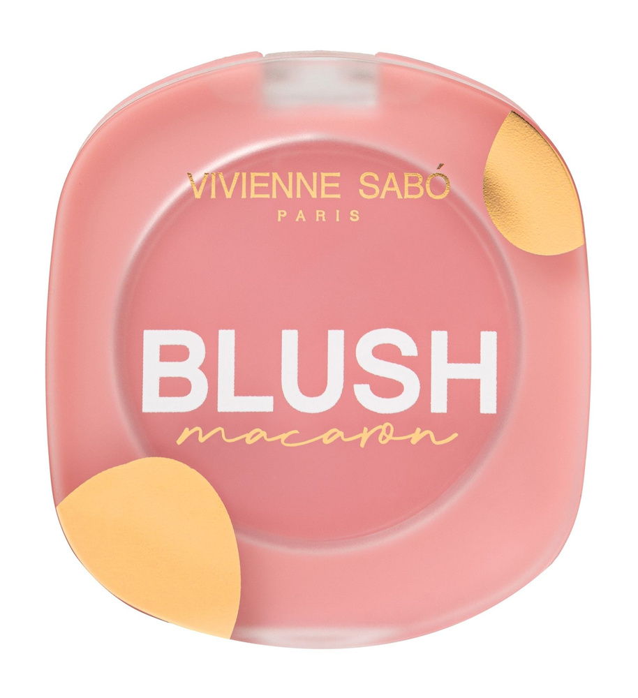 VIVIENNE SABO Матовые румяна для лица Macaron, 4,1 г, 02 Холодный розовый  #1