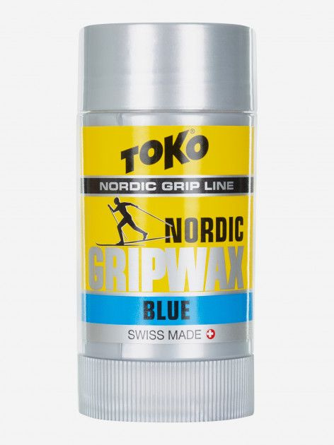 Мазь для лыж TOKO Nordic GripWax Blue серебряный #1