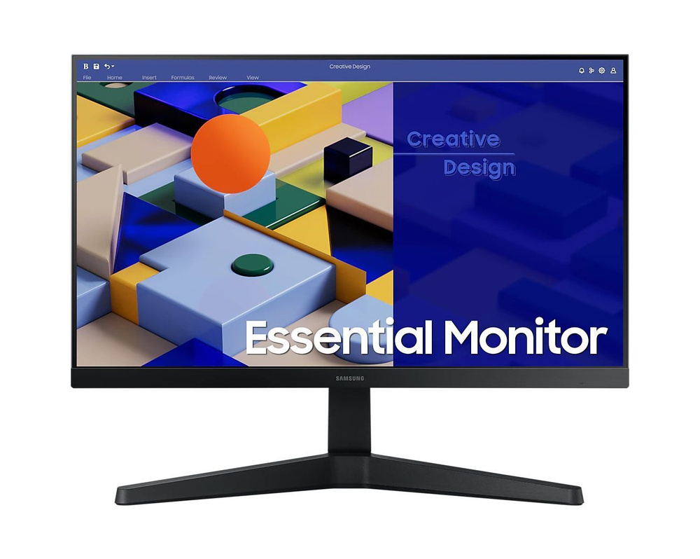 Samsung 22" Монитор Essential Monitor LS22C310EAIXCI, черный #1