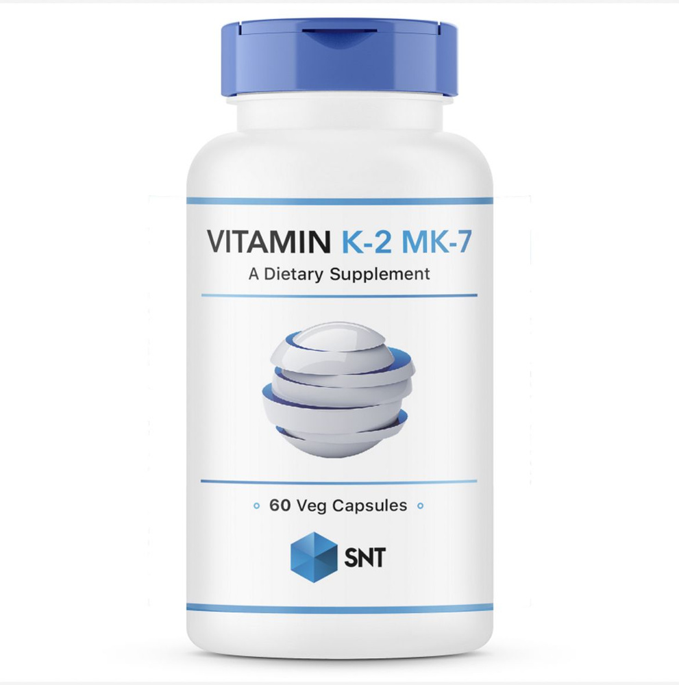 SNT, Vitamin K-2 MK-7, Витамин К-2, 60 капсул #1