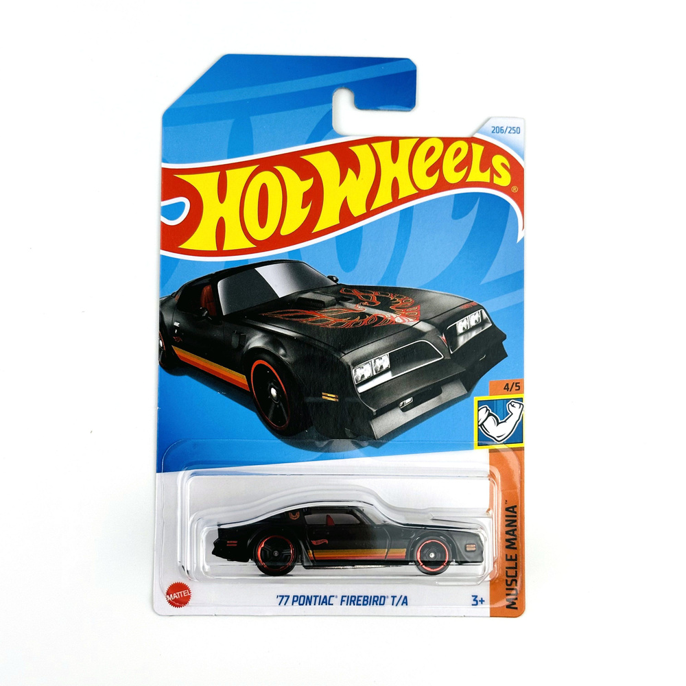 Машинка коллекционная Hot Wheels 2024 77 PONTIAC FIREBIRD T/A #1