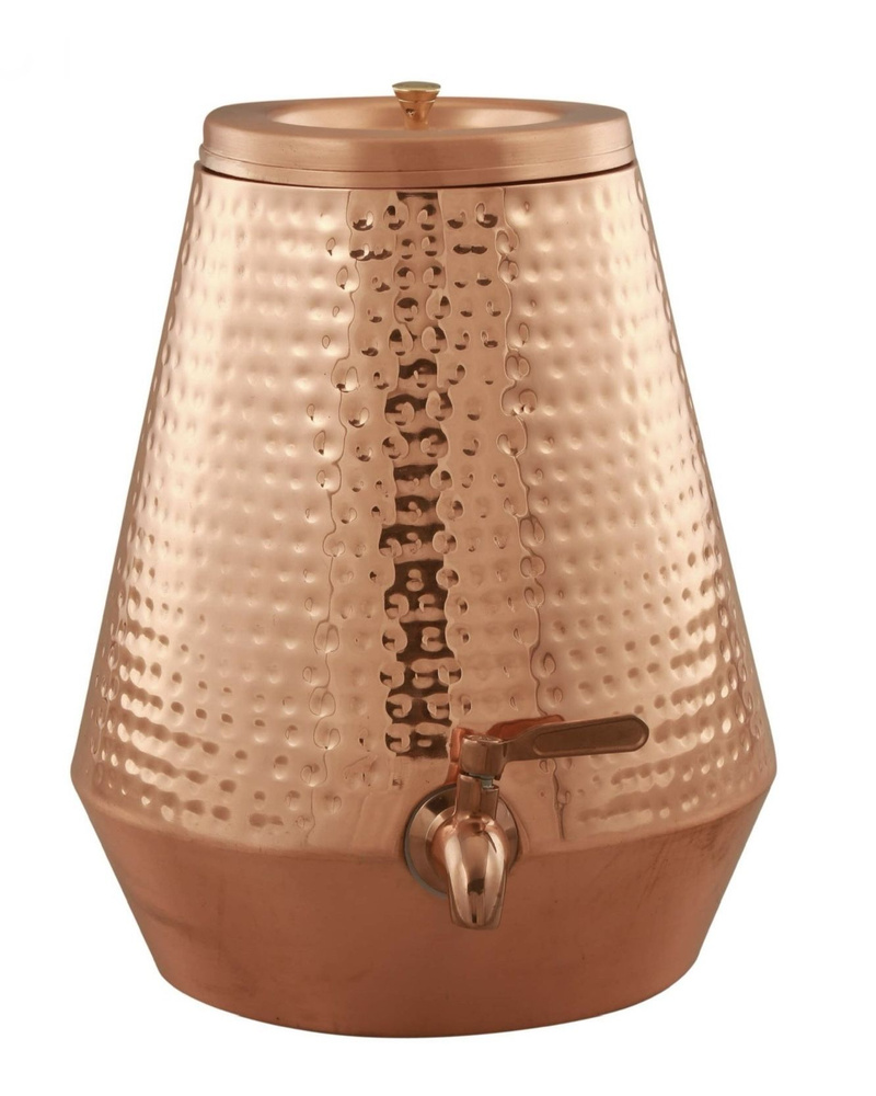 Shekhor Медный кувшин с краном Хамер для настаивания воды Индия Шехор Copper jug SHK06 8 л  #1