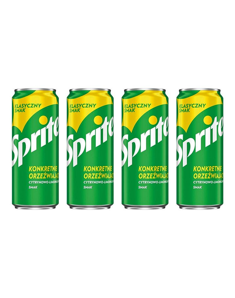 Газированный напиток Sprite, 4 шт x 330 мл, Польша #1