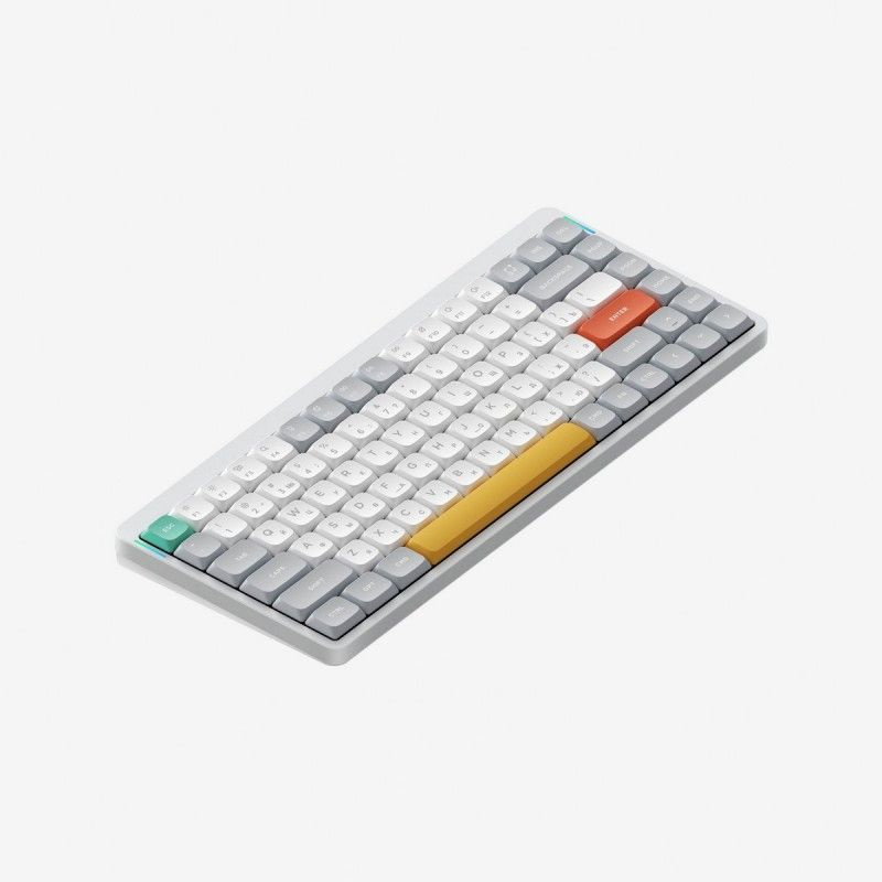 NuPhy Клавиатура беспроводная Беспроводная механическая QMK AIR75v2 Ionic White, RGB, Hot Swap, Русская #1