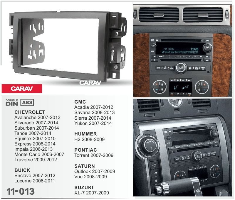 Рамка переходня CARAV 11-013 CHEVROLET Tahoe, Suburban, Yukon 2007+ #1