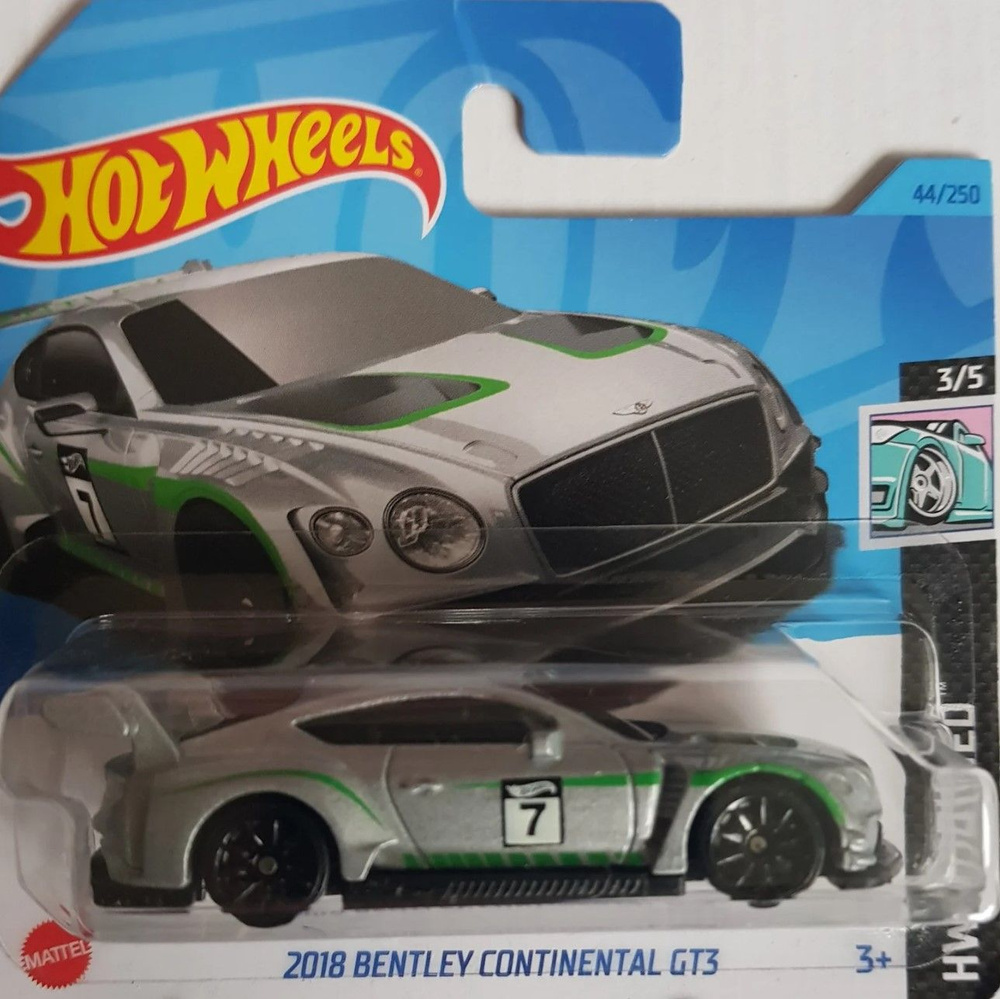 Машинка Хотвилс игрушка коллекционная Hot Wheels 2018 BENTLEY CONTINENTAL GT3 5785_HKL45  #1