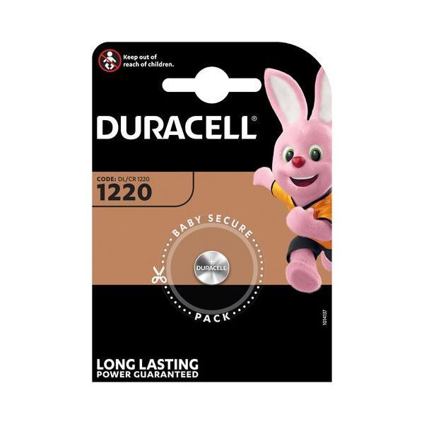 Батарейка литиевая DURACELL CR1220 дисковая 3В (бл1) #1