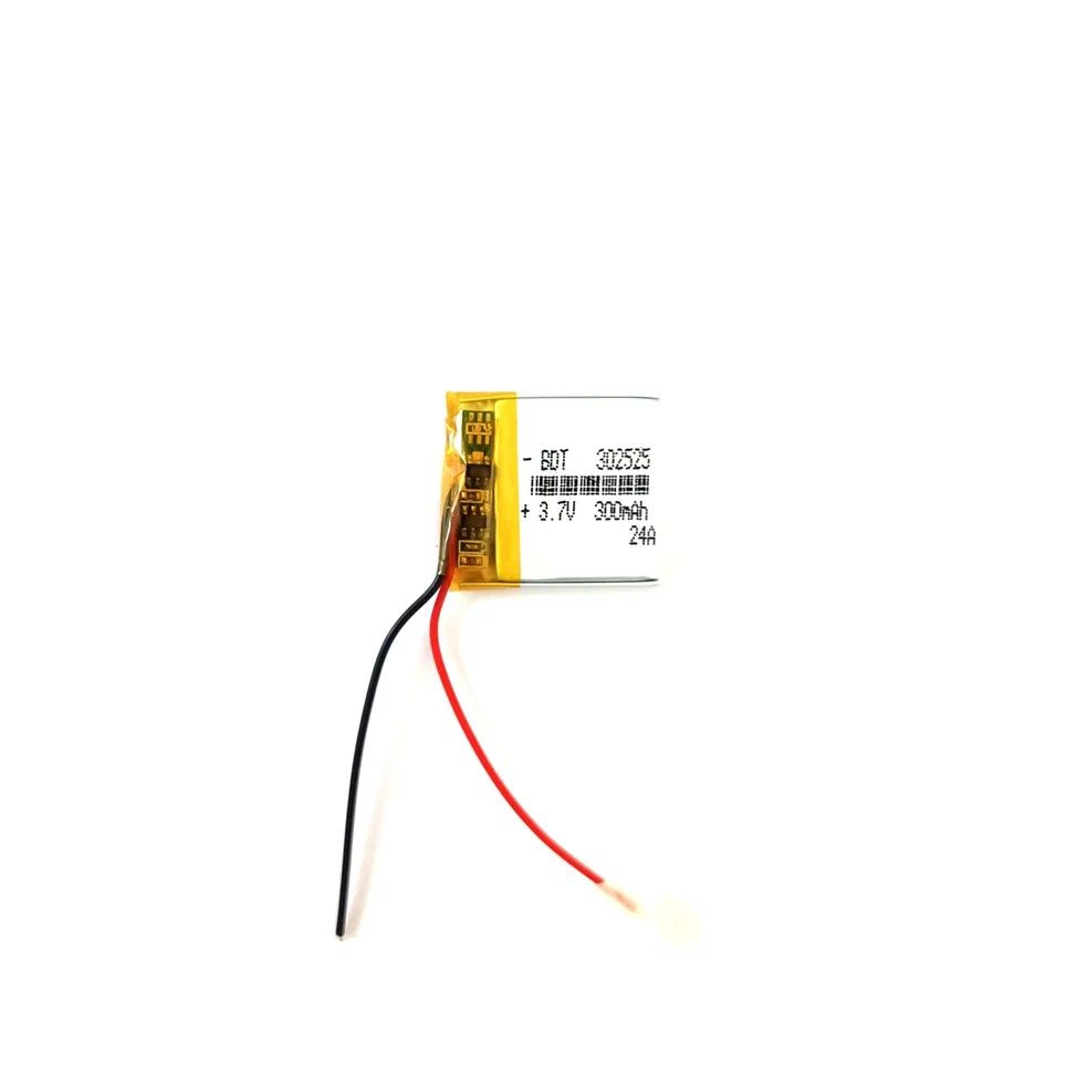 Аккумулятор для навигатора 3.7v 300mAh 3*22*25 2 провода с платой под пайку (li-pol батарея на навигатор #1