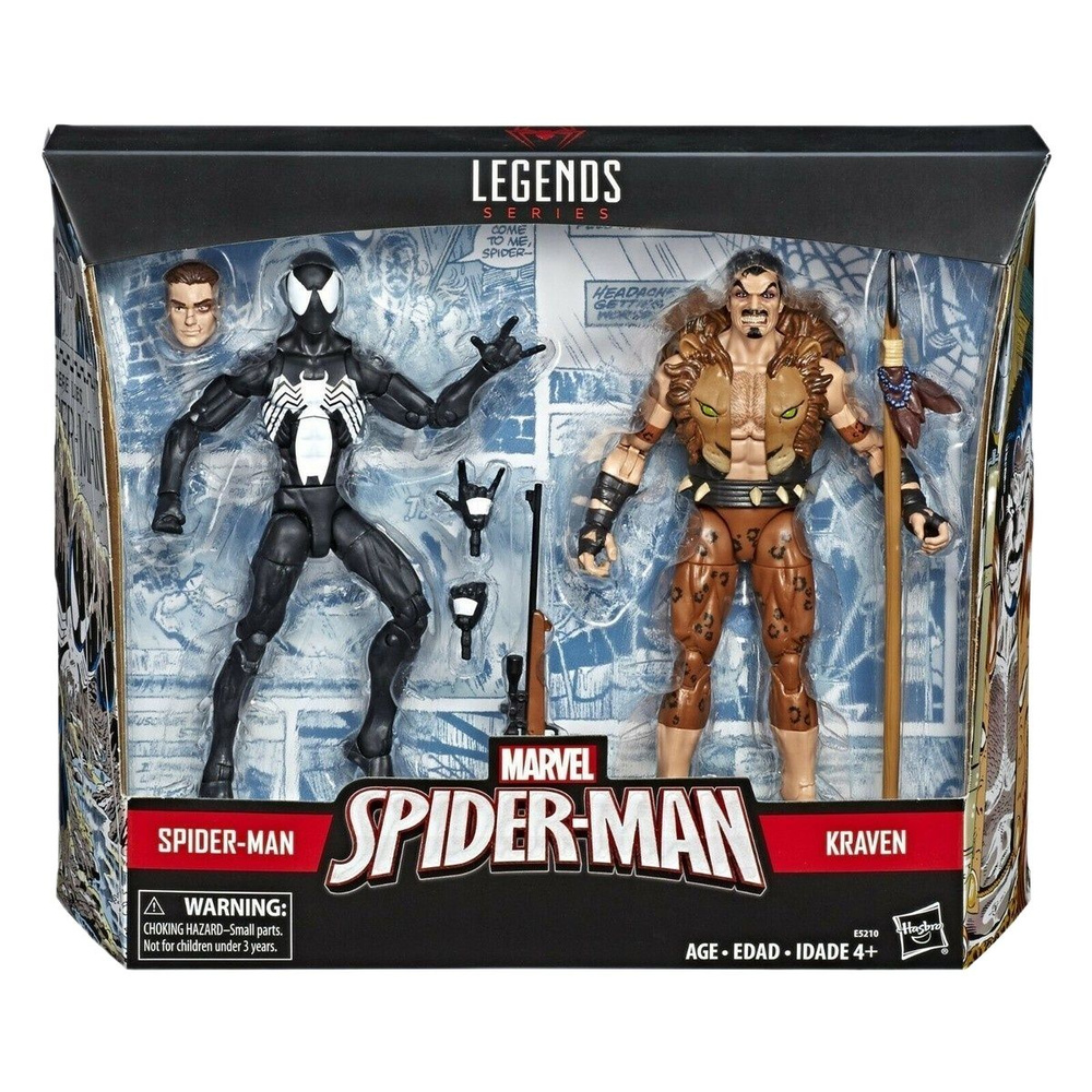 Hasbro фигурки Marvel Legends Series Action Figures Spider-man&Kraven -16cm;Марвел фигурки  #1