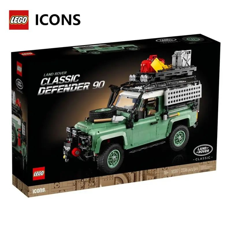 Конструктор LEGO Icons Land Rover Classic Классический внедорожник Defender 90, 2336 деталей, возраст #1