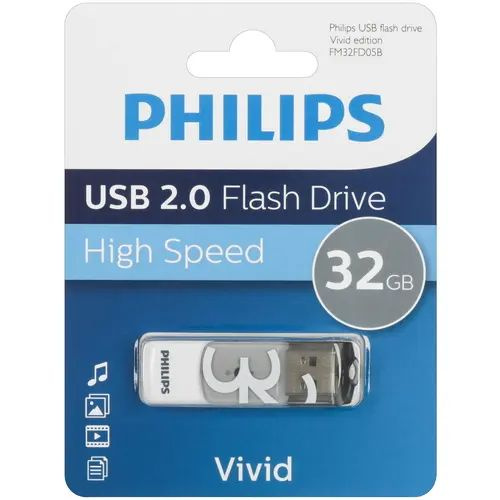 Флешка USB Philips 32Gb VIVID USB 2.0 #1