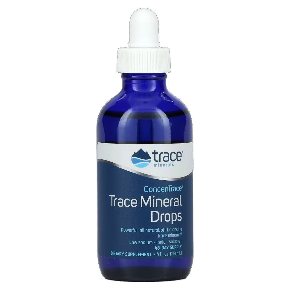 Trace Minerals ConcenTrace minerals drops, микроэлементы в каплях 118 ml #1