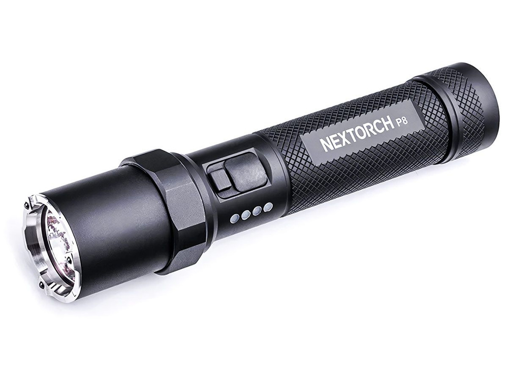 Фонарь аккумуляторный тактический Nextorch 1300 lm, 4 режима, алюминий, 18650  #1