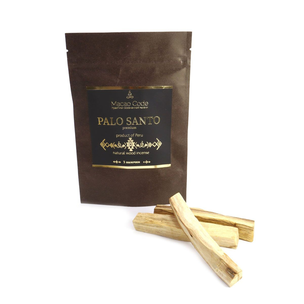 Благовония палочки Macao Code PALO SANTO premium (Пало Санто) 3шт. 42-48 гр.  #1