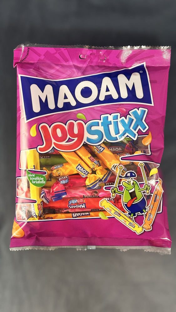 Жевательные конфеты Maoam JoyStixx / Маоам Игровые Палочки, 200 гр. (Германия)  #1