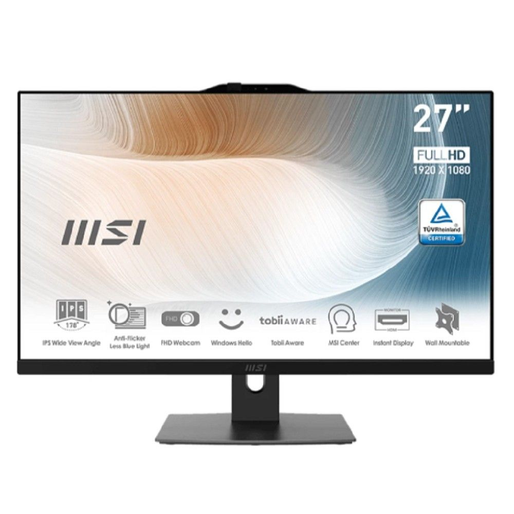 MicroStar 27" Моноблок 9S6-AF8211-655SSD 1000 ГБ, Windows 11 Pro), 9S6-AF8211-655, черный  #1