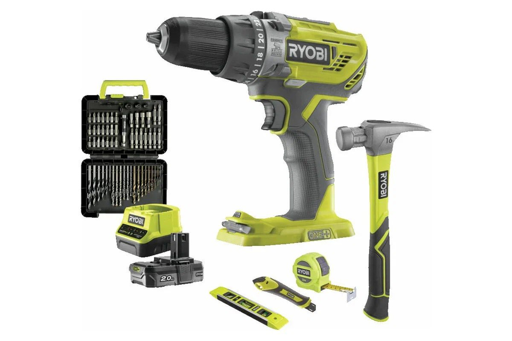 Ударная дрель-шуруповерт Ryobi 18В R18PD3-120TAH 5133005505 #1