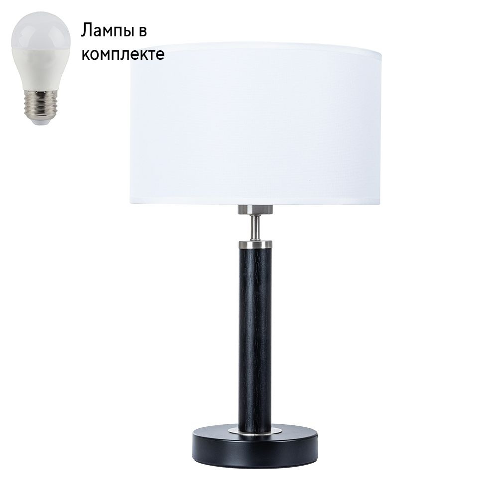 Настольная лампа в комплекте с лампочкой Arte lamp A5029LT-1SS+Lamps  #1