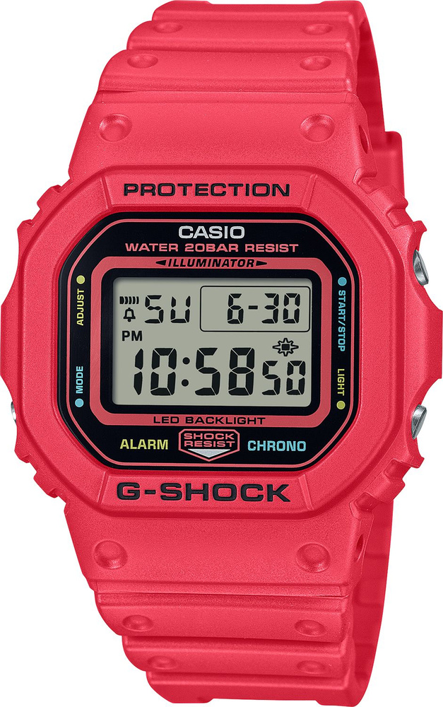 Японские наручные часы Casio G-Shock DW-5600EP-4 #1