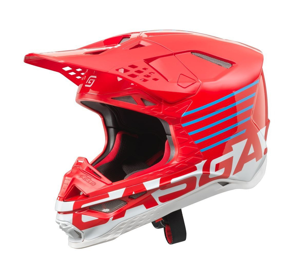 Мотошлем Alpinestars/GASGAS S-M8 Helmet, Red/White, L/60 (3GG230012304) #1