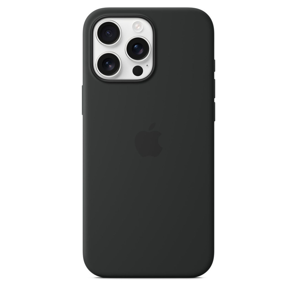 Чехол Apple iPhone 16 Pro Max Silicone Case with MagSafe Black #1