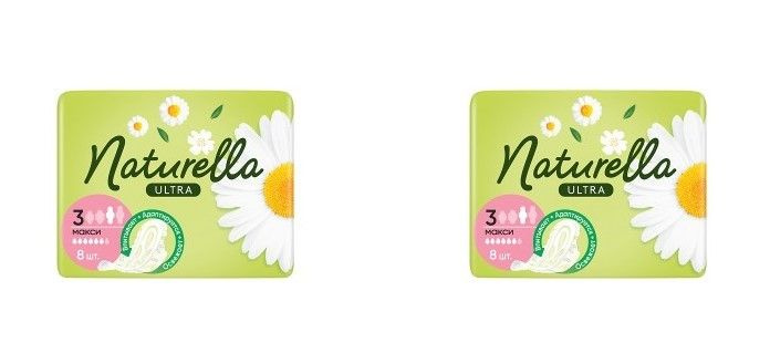 NATURELLA Прокладки женские Ultra, 5 капель, 8 шт, 2 уп #1