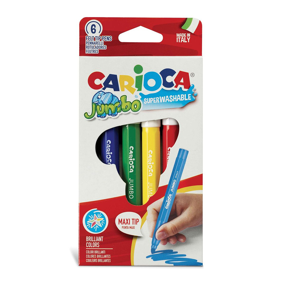 Carioca Фломастеры Jumbo 6 цв 40568 #1