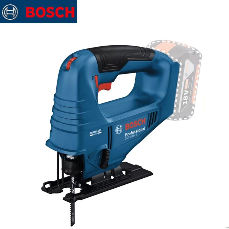 Аккумуляторный бесщеточный лобзик Bosch GST 183-LI 18 B , Без аккумулятора и зарядного устройства  #1