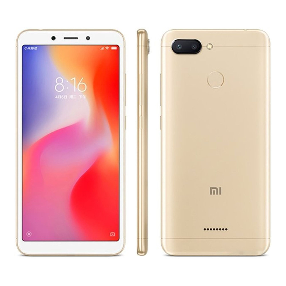 Redmi Смартфон Redmi 6 Global 4/64 ГБ, золотой #1