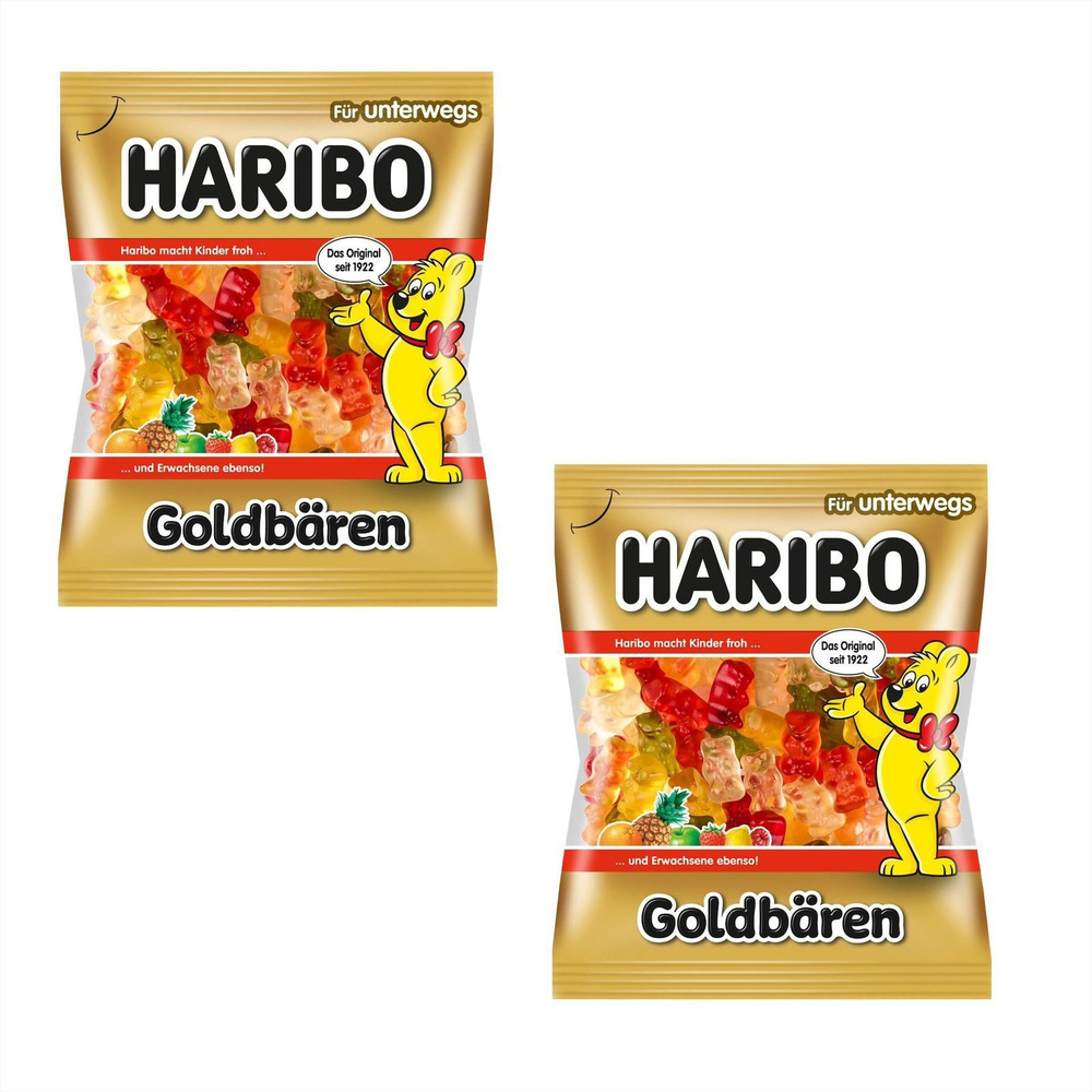 Мармелад жевательный Haribo Мишки 2шт 100гр Германия #1