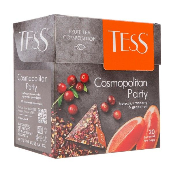 Напиток чайный Tess Cosmopolitan Party 20пирамидок - 5 шт. #1