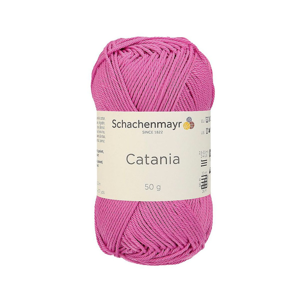 Catania /Катания/ пряжа Schachenmayr Originals, 100% хлопок, 50г/125м, арт. 9801210 цвет 00398, azalee #1