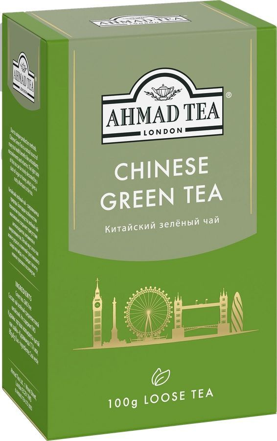 Чай зеленый AHMAD TEA Китайский листовой, 100г #1