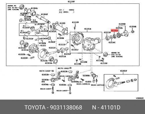 Сальник TOYOTA COROLLA E11/ PREVIA #1