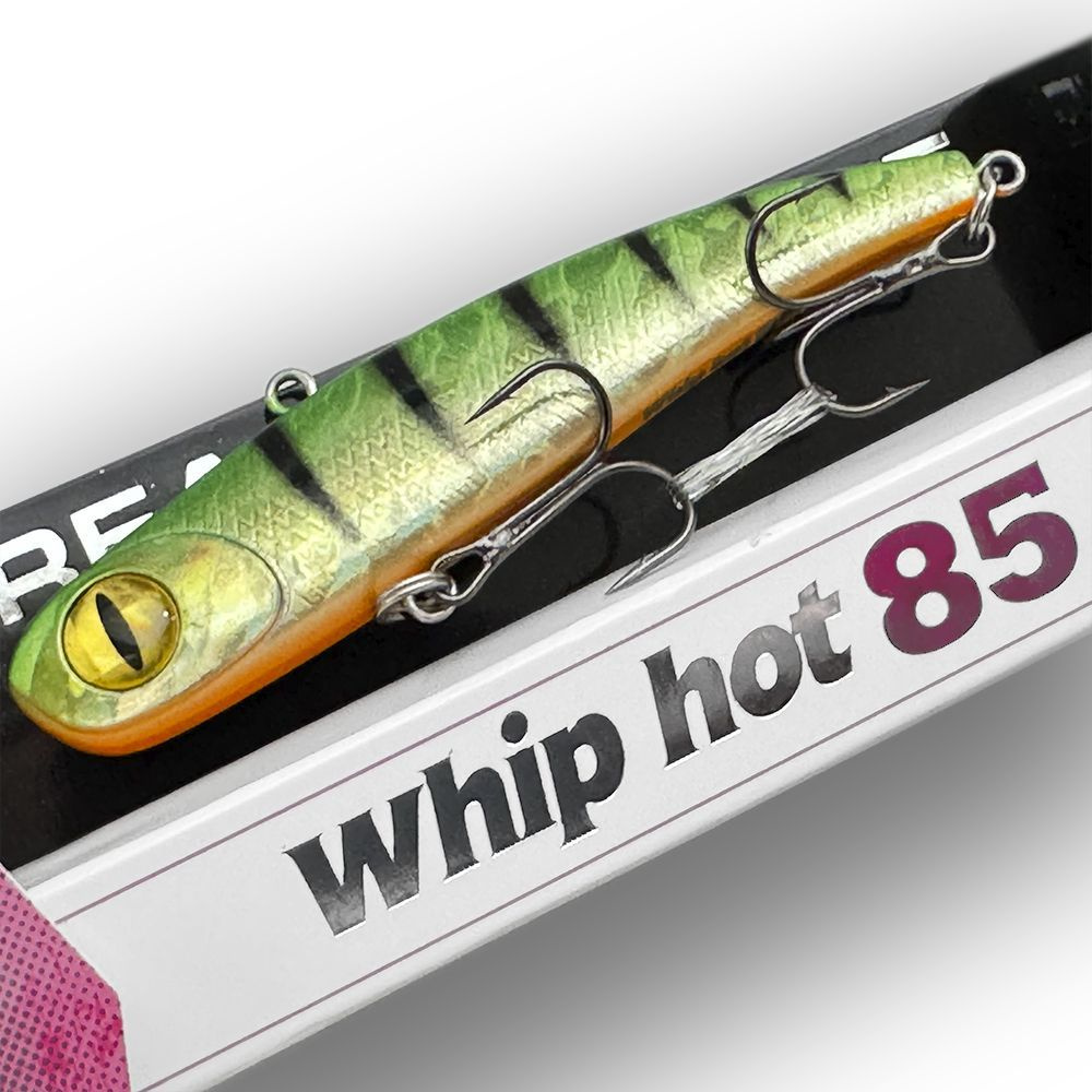 Whip Hot 85 мм, вес: 24 гр - тихий тонущий VIB виб, вайб для зимней рыбалки, раттлин на судака, для ловли #1